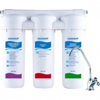 Водоочиститель АКВАФОР модель Трио умягчающий (для воды с повышенным содержанием железа) Водоочиститель АКВАФОР модель Трио умягчающий (для воды с повышенным содержанием железа)